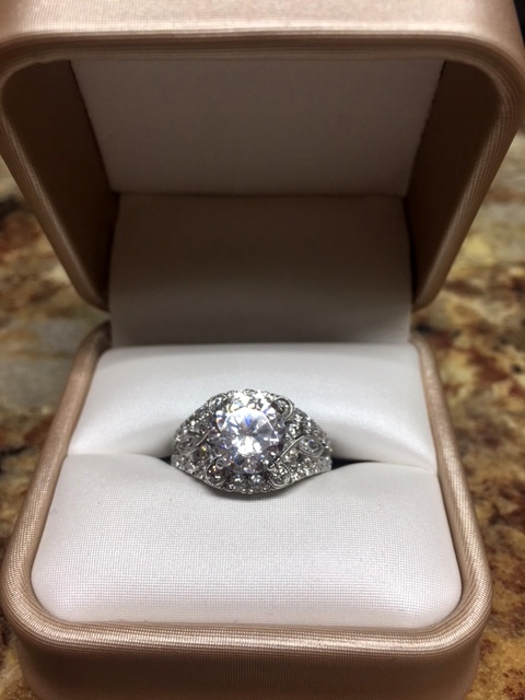 14KW Vintage Engagement Ring » Britton Jewelers